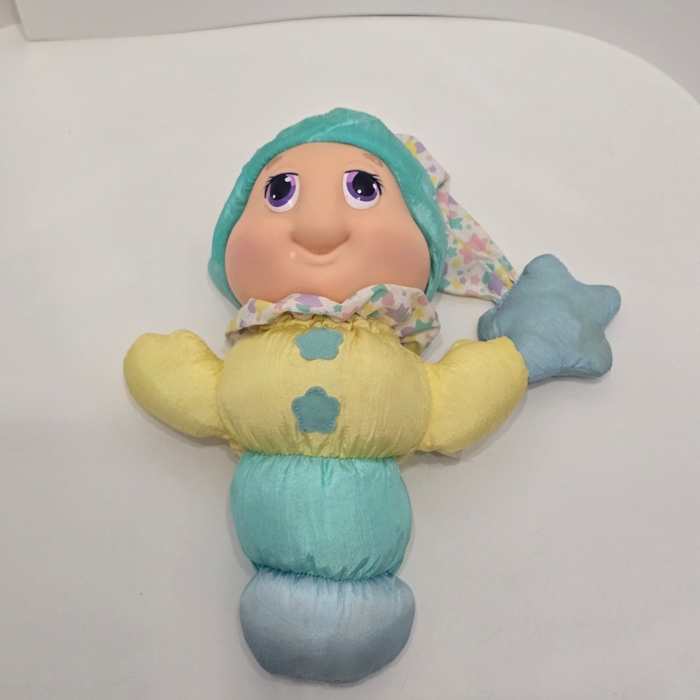 Playskool Glo Worm Plush Toy Unisex OS Multicolor Vintage 80s Pastel Bedtime